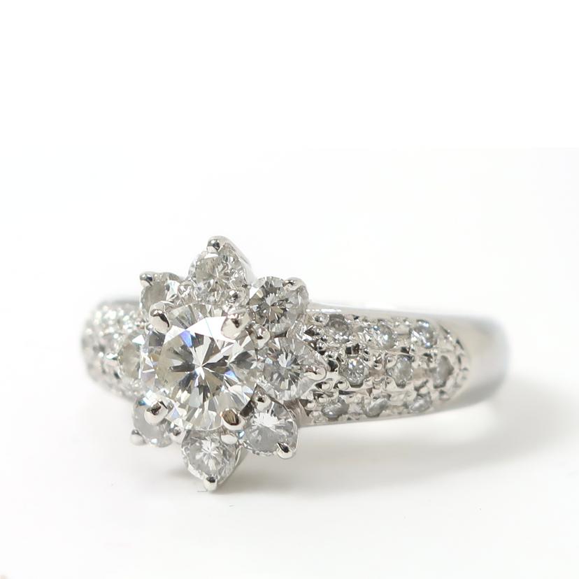 /Pt900 ダイヤ0.561ct 0.72ct リング 13号 #13//Aランク/65