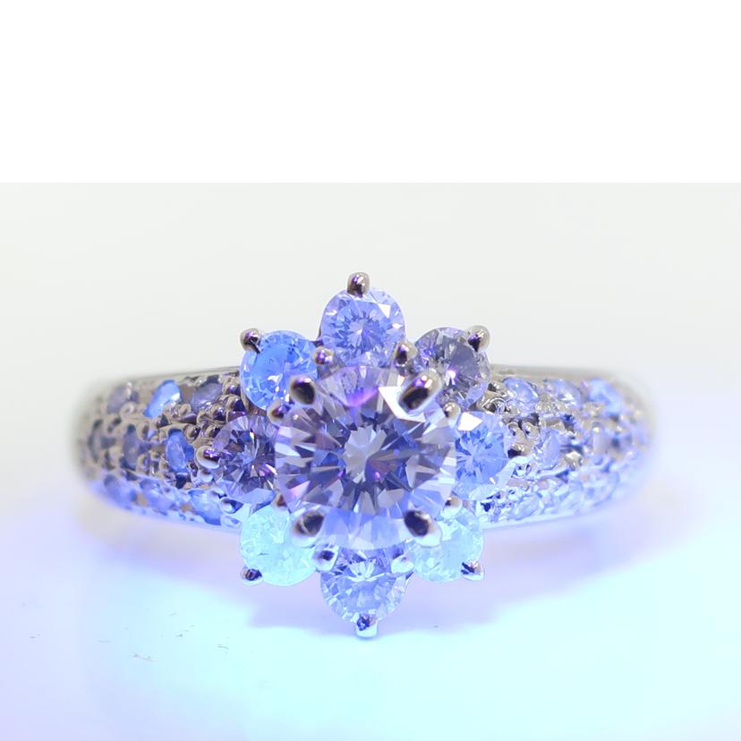 /Pt900 ダイヤ0.561ct 0.72ct リング 13号 #13//Aランク/65