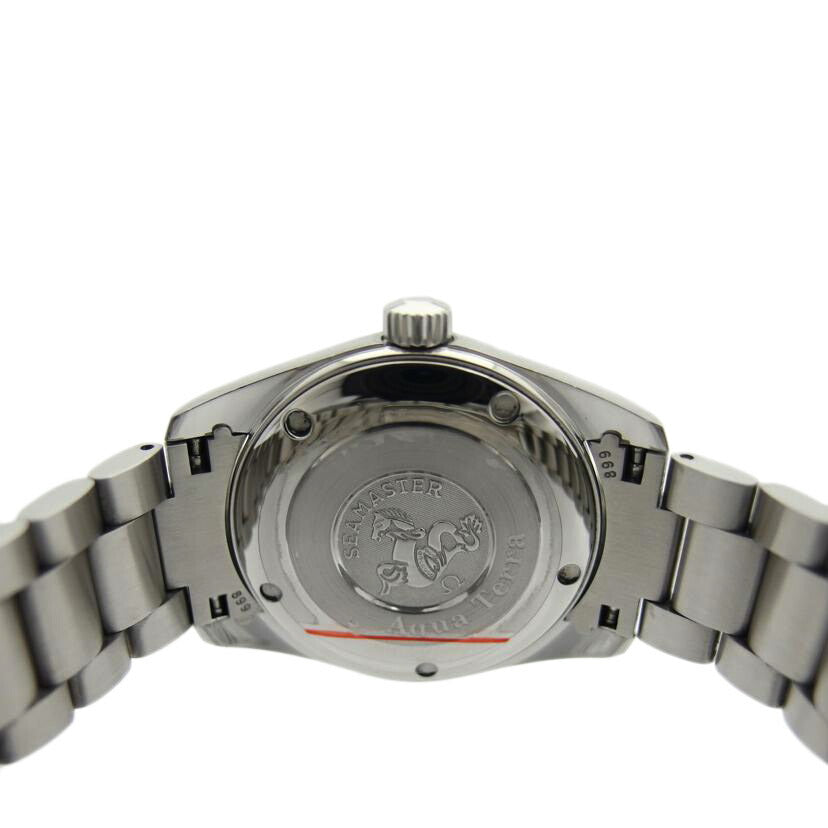 OMEGA オメガ/シーマスターアクアテラ/シルバー文字盤デイトウォッチ/クォーツ/2518.30.00//585*****/Aランク/04