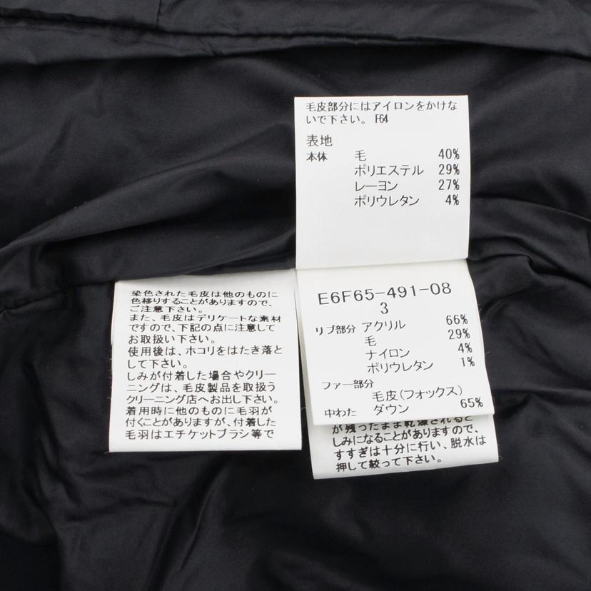 BURBERRY バーバリー/フォックスファー付きダウンコート/E6F65-491-08//サイズ:3/SAランク/20