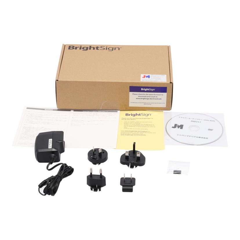 BrightSign ジャパンマテリアル/サイネージプレイヤー /BS/HD223//33D796001608/Bランク/75