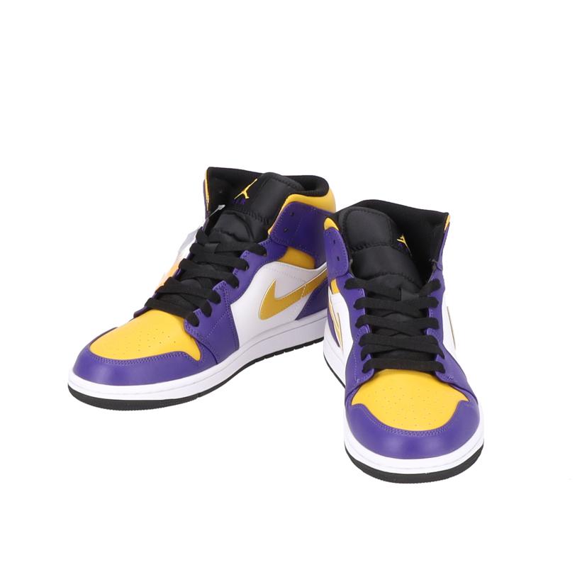 NIKE ナイキ/AIR JORDAN 1 MID SS(GS) 青×黄/DQ8426 517//ABランク/42