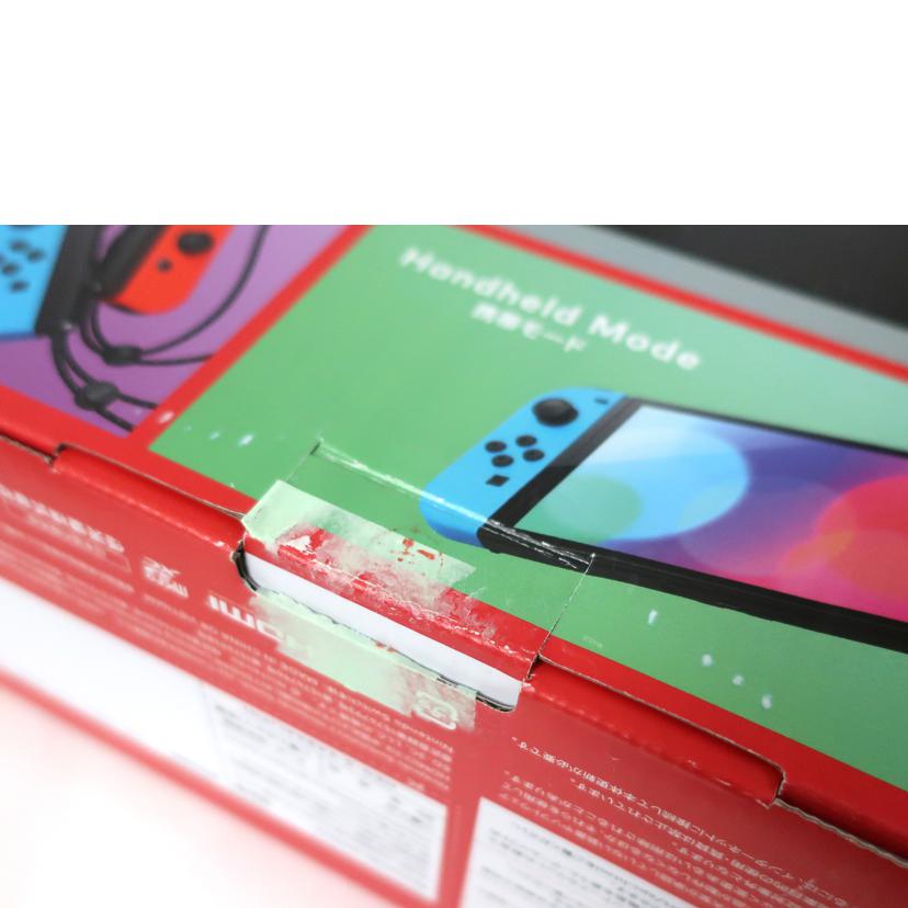 Nintendo 任天堂/ニンテンドースイッチ 有機ELモデル Joy-Conグリップなし Nintendo Switch ネオンブルー ネオンレッド/HEG-001//XTJ50694003917/ABランク/65
