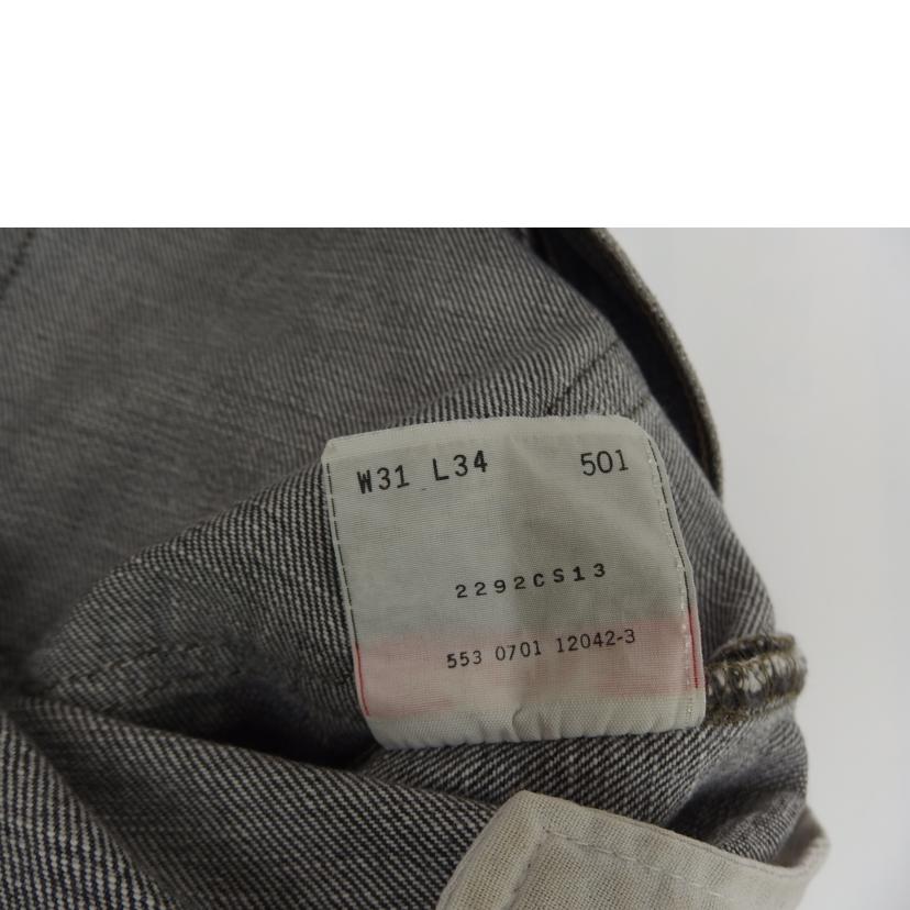 LEVIS リーバイス/LEVIS501/ブラック/先染め/ボタン裏553/00s//Bランク/82