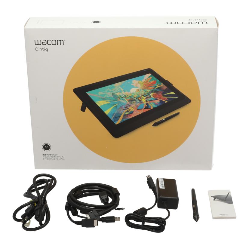 wacom ワコム/液晶ペンタブレット/Cintiq 16/DTK1660K1D//0HQ00X1004725/Bランク/75