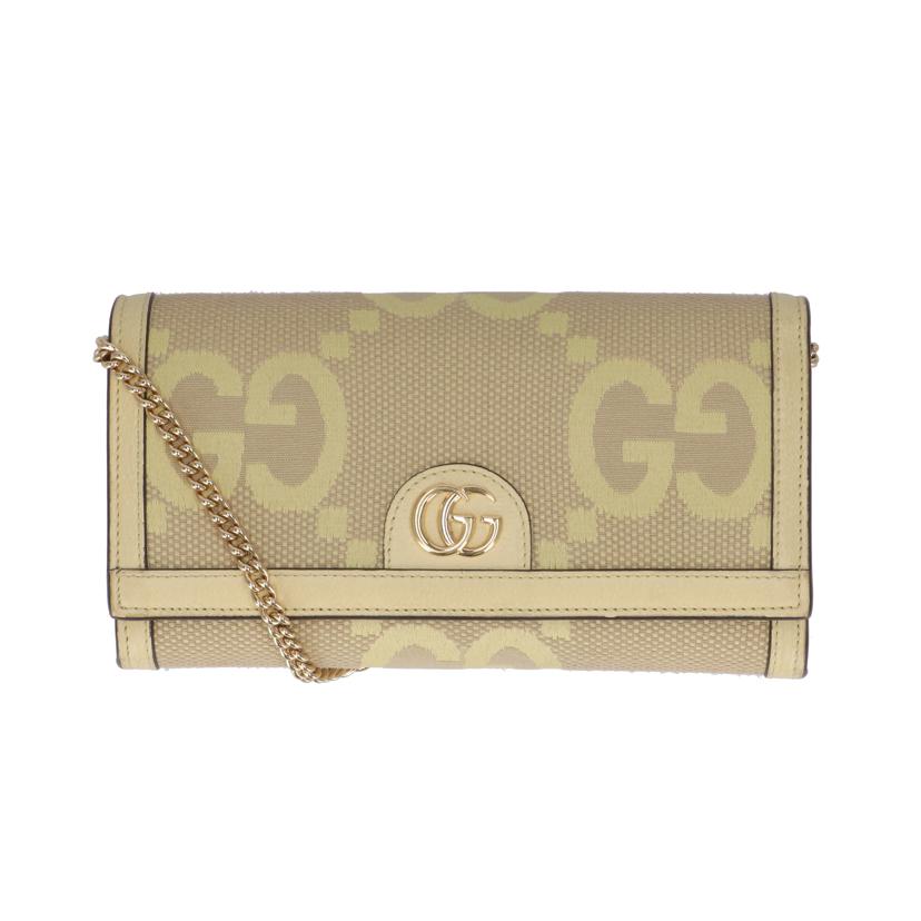 GUCCI グッチ/ジャンボGGチェーンウォレット/726497//206*/ABランク/91