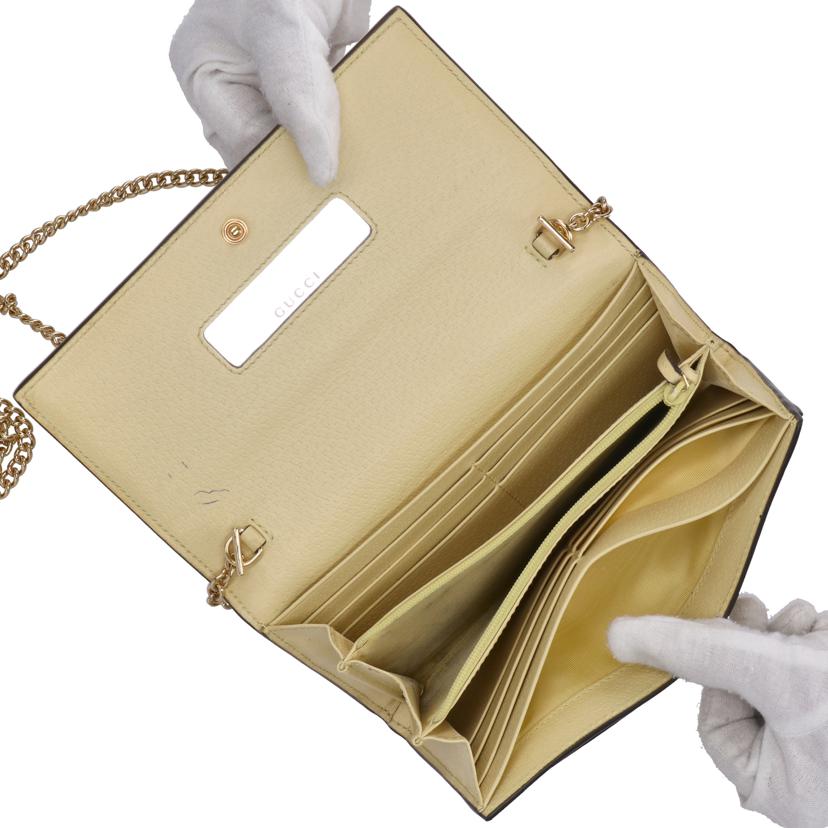 GUCCI グッチ/ジャンボGGチェーンウォレット/726497//206*/ABランク/91