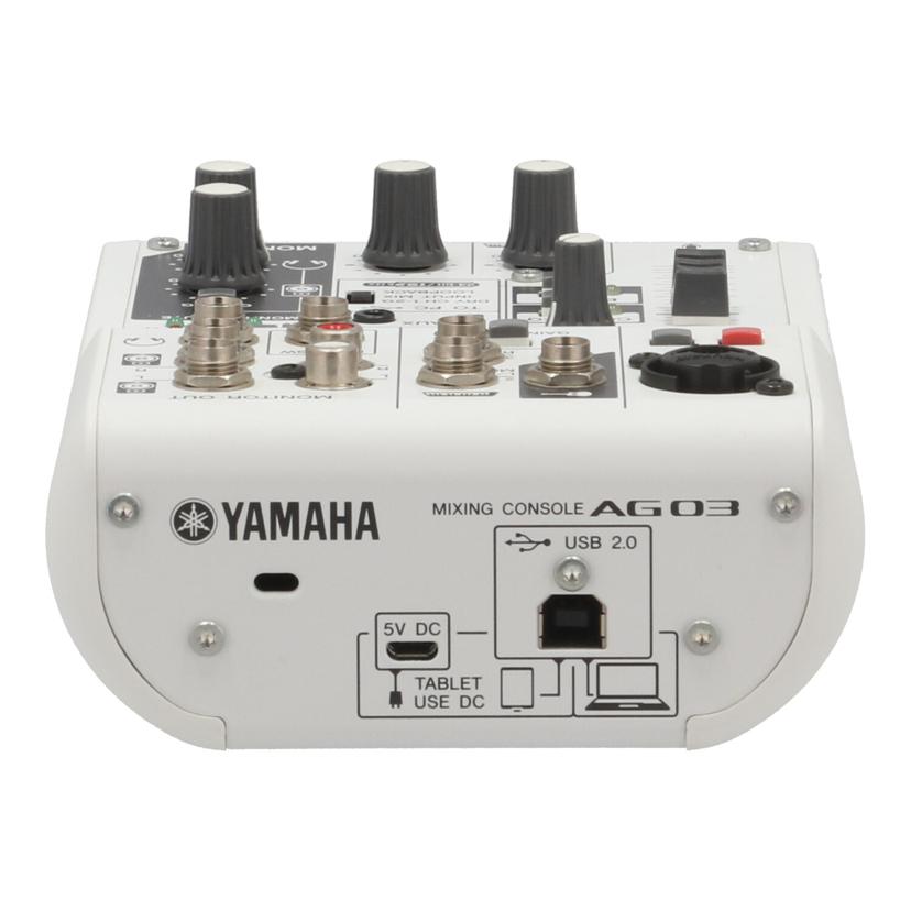 YAMAHA ヤマハ /ウェブキャスティングミキサー/AG03//21YCBK04912/Bランク/42