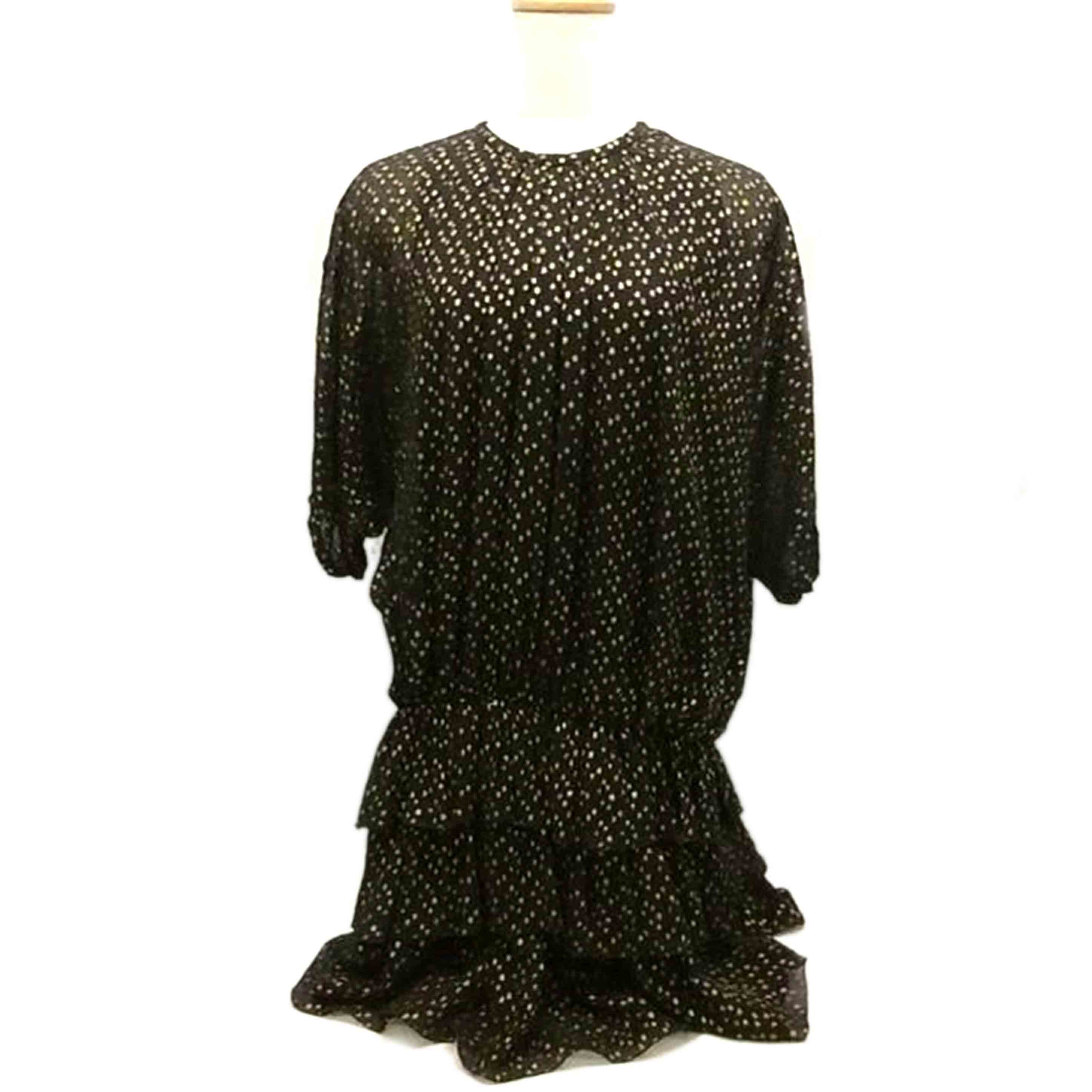 SAINT LAURENT サンローラン/ワンピース/黒/金ドット/523081//ABランク/88