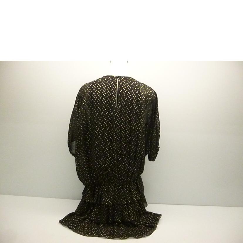 SAINT LAURENT サンローラン/ワンピース/黒/金ドット/523081//ABランク/88