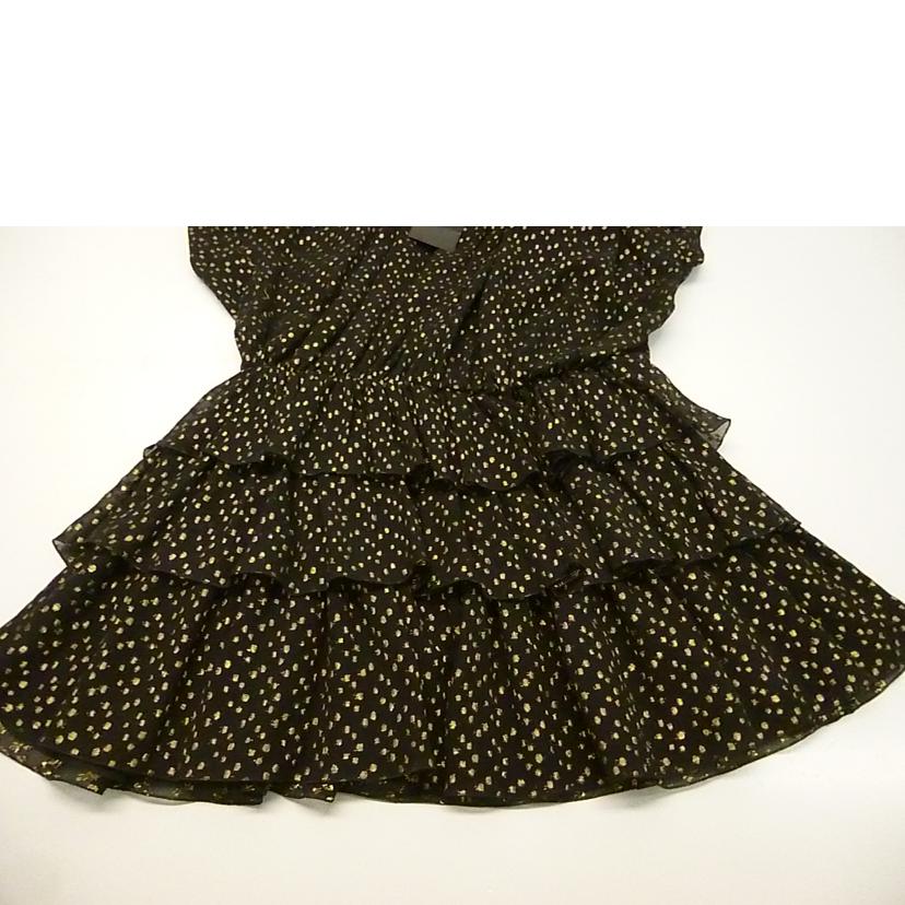 SAINT LAURENT サンローラン/ワンピース/黒/金ドット/523081//ABランク/88