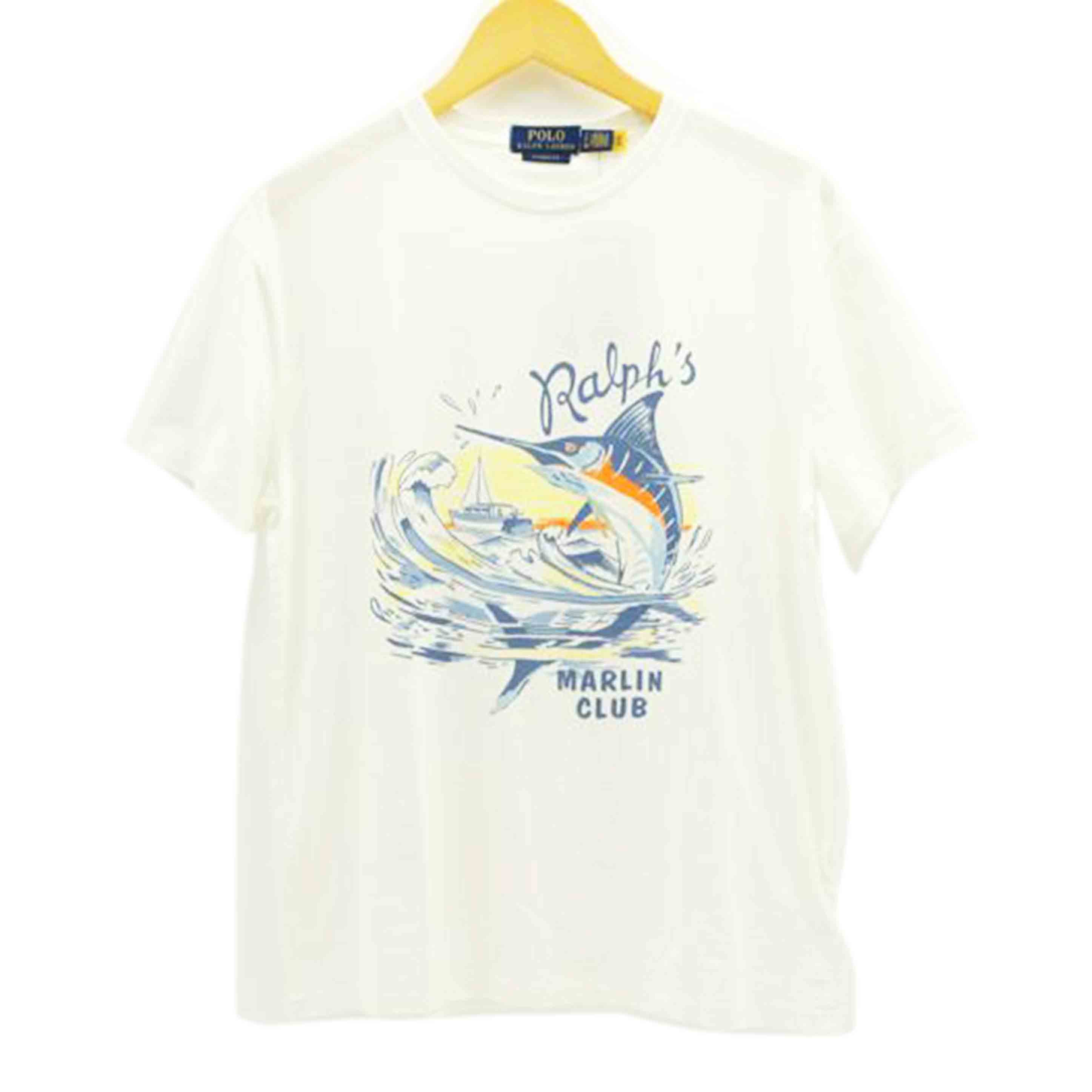 POLO RALPH LAUREN ポロ ラルフローレン/クラシックフィットスラブジャージーグラフィックTシャツ/MNPOTSH1N822314//Aランク/09