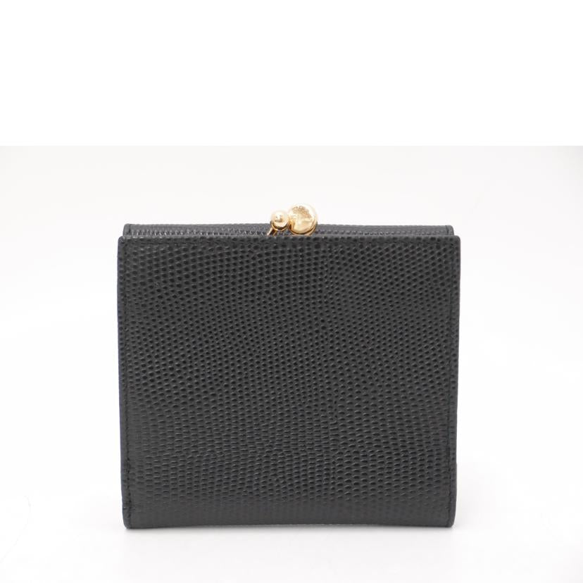 Ferragamo フェラガモ/ヴァラがま口財布/ブラック/22 3058//Aランク/69