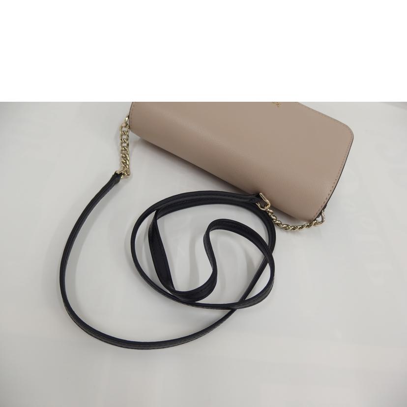KateSpade ケイトスペード/バイカラーショルダーバッグ/ベージュ×ブラック//Aランク/82