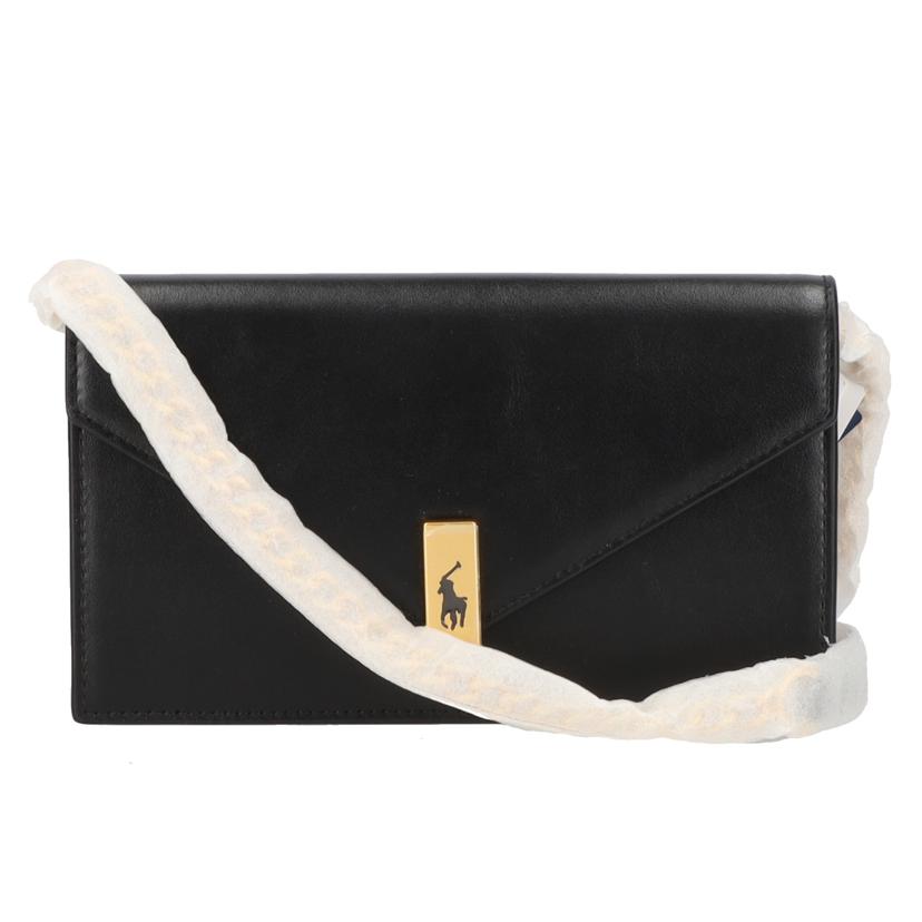 POLO RALPH LAUREN ポロ ラルフローレン/PoloID レザーチェーンウォレット&バッグ/WAPOSLG0E20003//Sランク/09