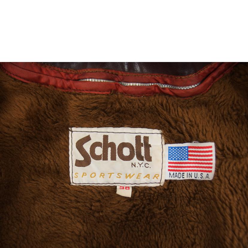 Schott ショット/A2フライトジャケット/ライナー付き//Bランク/04