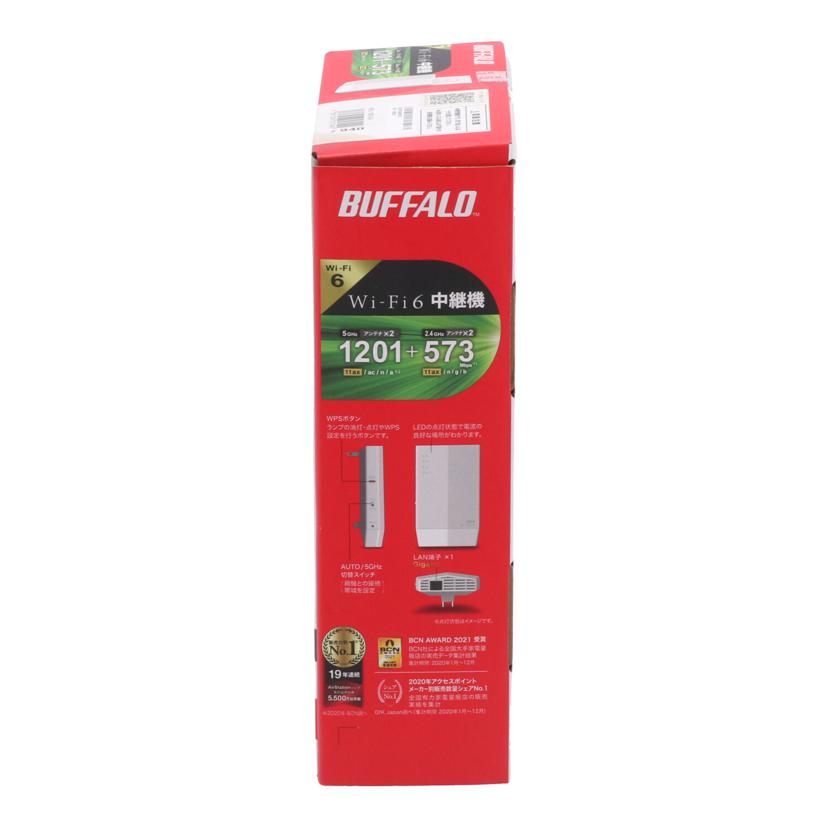 BUFFALO バッファロー /Wi-Fi6対応無線LAN中継器/WEX-1800AX4//20579430916471/SAランク/82