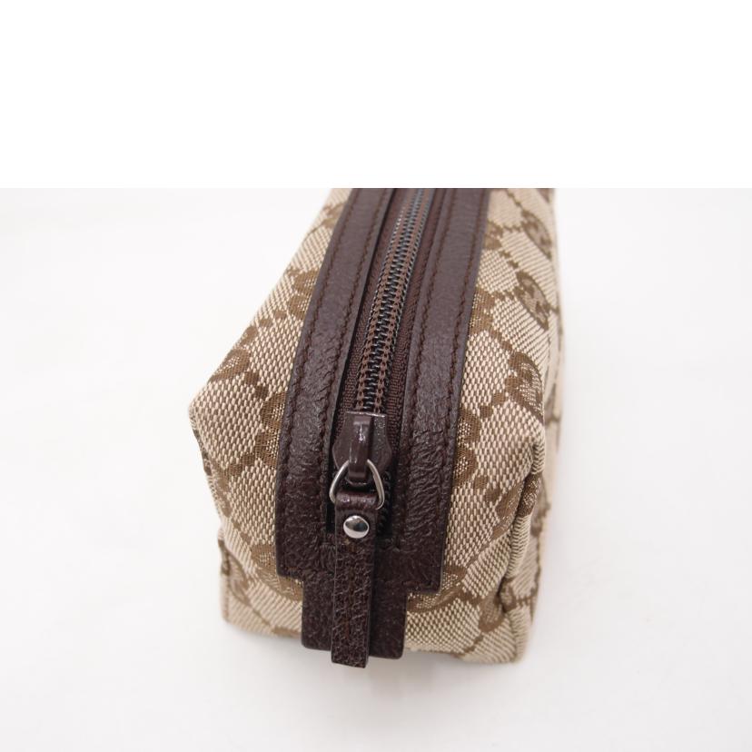 GUCCI グッチ/GGキャンバスコスメポーチ/ブラウン/29596//002***/SAランク/69