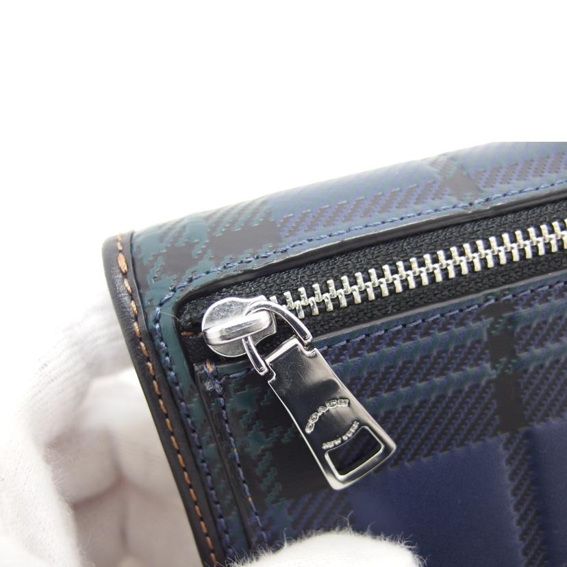 COACH コーチ/バンディットウォレット/プラッドプリント/CG183//122**/ABランク/04