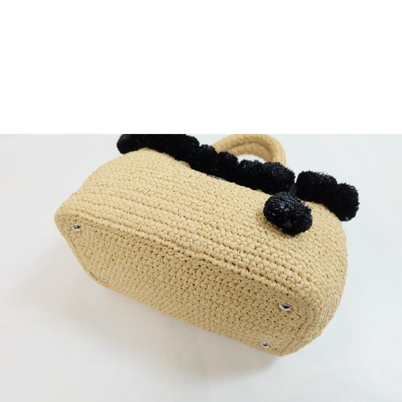 PRADA プラダ/ラフィアポンポントート/1BG889//ABランク/71