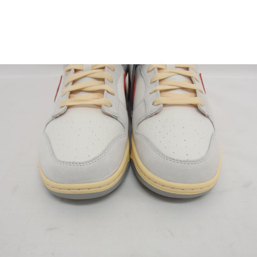 NIKE ナイキ/ダンク ロー/セイル フォトンダスト/ライトスモークグレー ピカンテレッド/ローカットスニーカー/FJ5429-133//SAランク/04