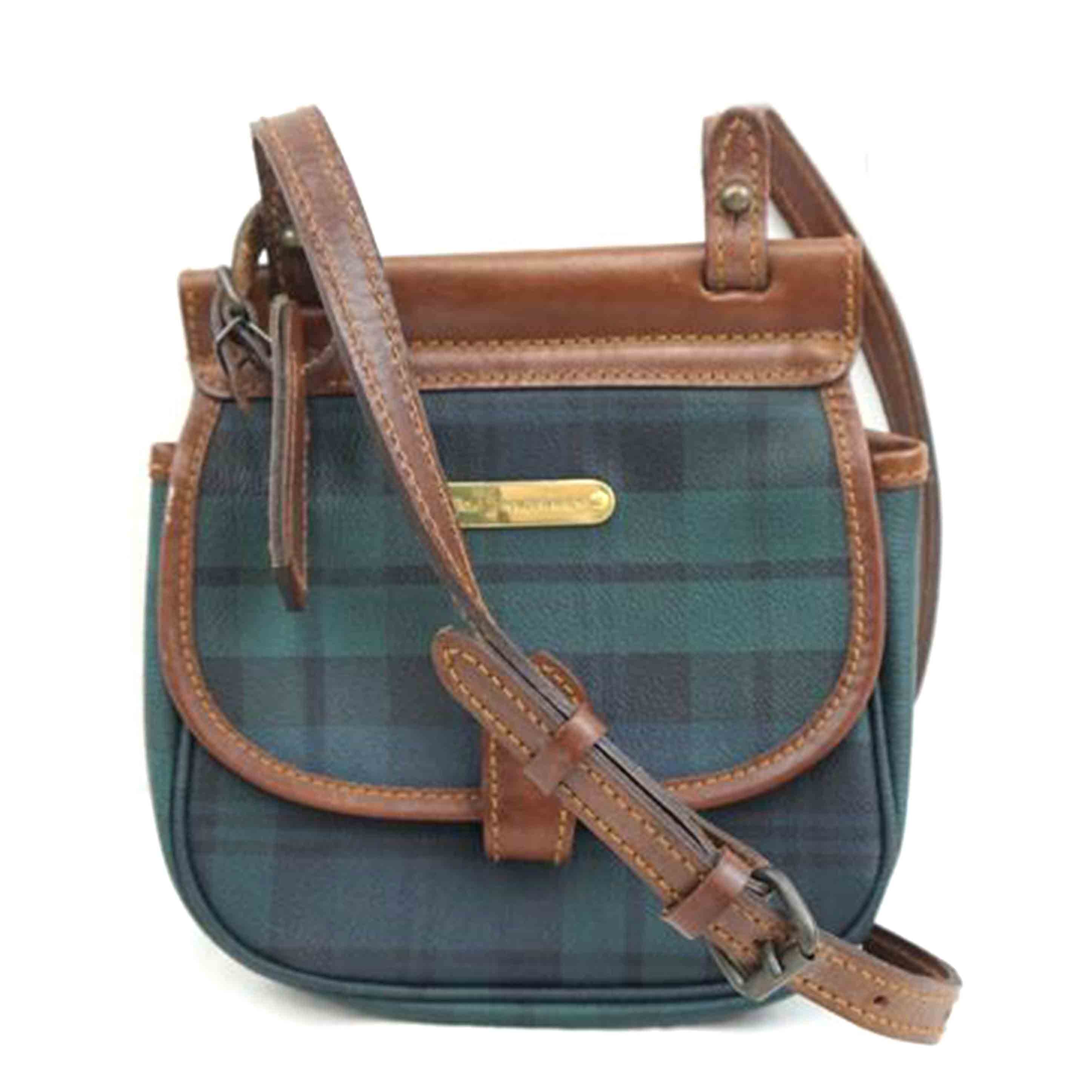 RALPH LAUREN ラルフローレン/RALPH LAUREN ブラックウォッチショルダーバッグ//ABランク/67