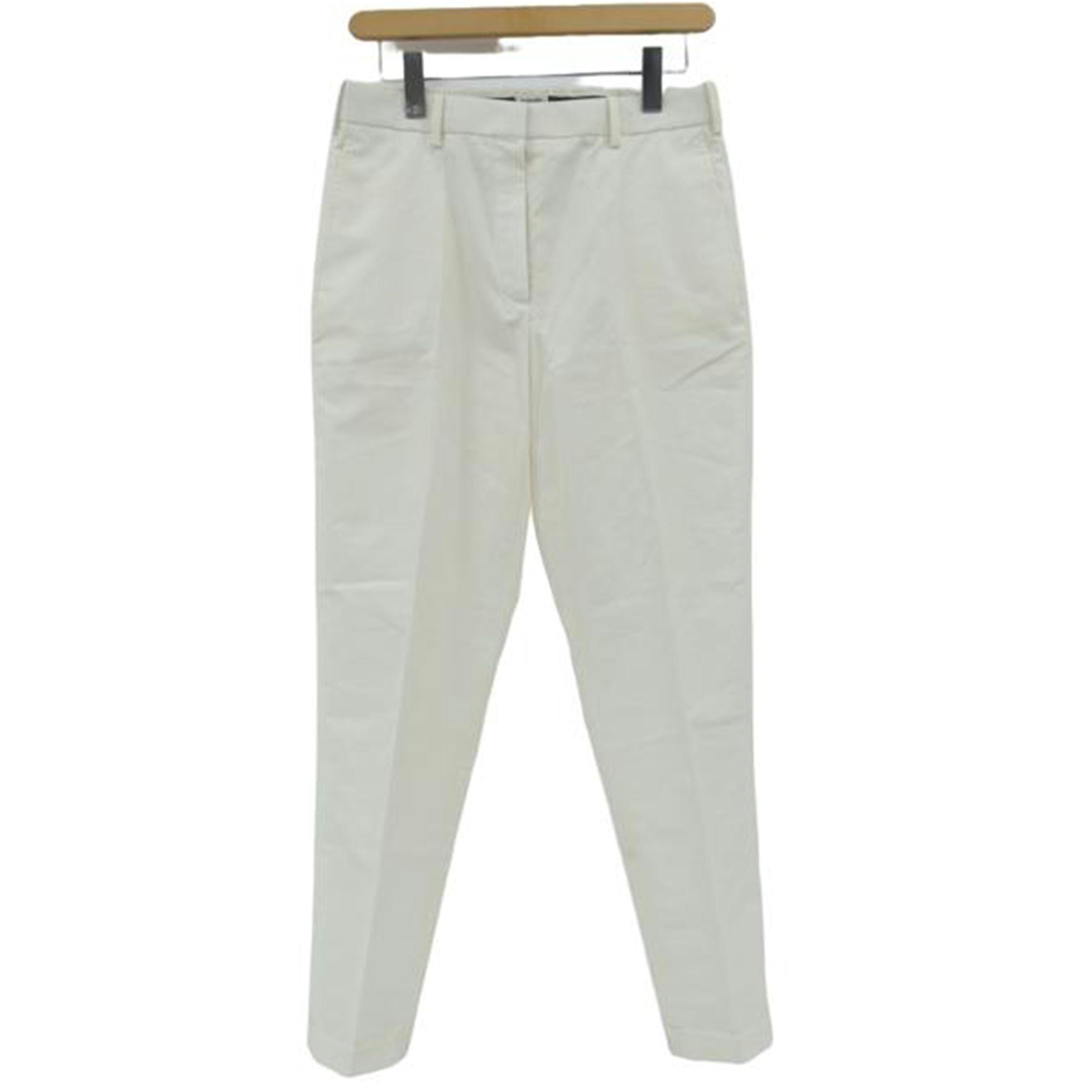 HERMES エルメス/コットン/センターラインパンツ/ホワイト/アイボリー系//ABランク/04