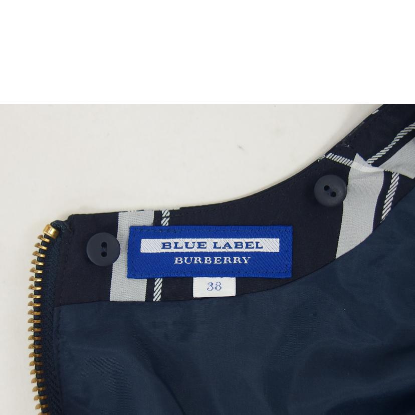 BURBERRY バーバリー/BLUE LABELチェック柄ワンピース/ネイビー//ABランク/04
