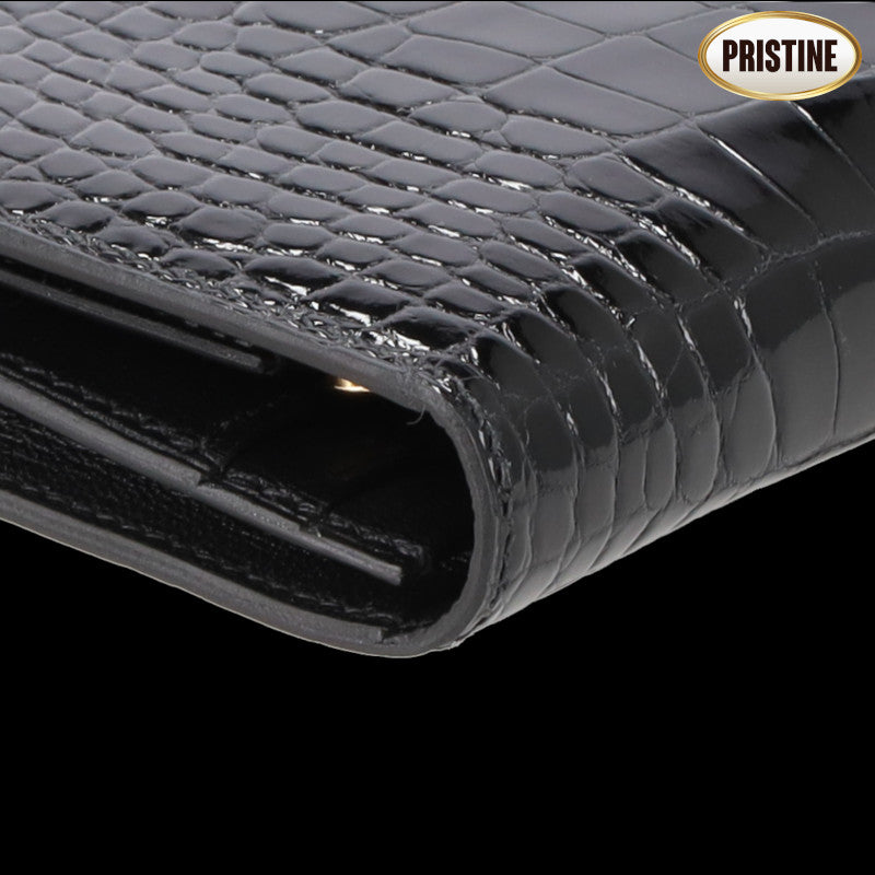 HERMES エルメス/ベアンスフレ/ブラックアリゲーター//Y U*******/SAランク/62