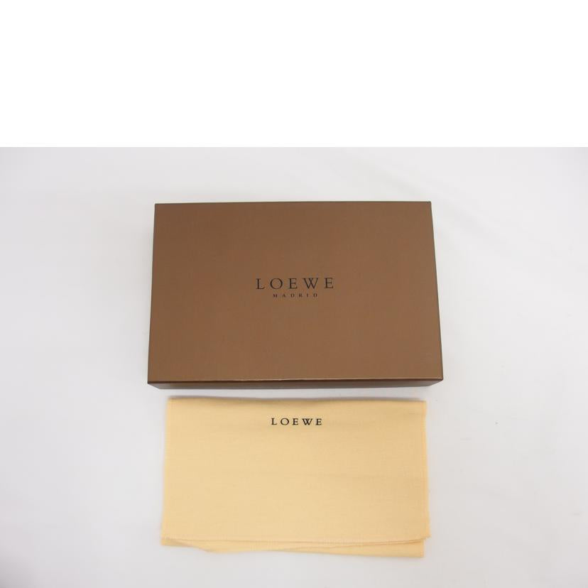 LOEWE ロエベ/ファー・ラムレザーポーチ/ブラック//Aランク/04