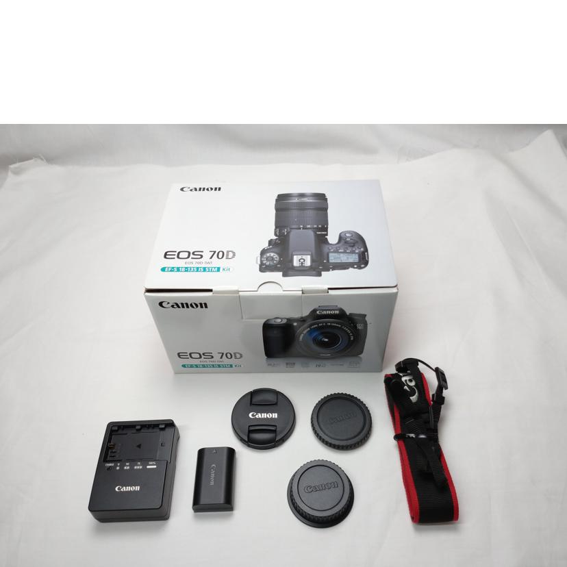 Canon キヤノン/デジタル一眼レフ レンズキット/EOS70D //061022001568/BCランク/52