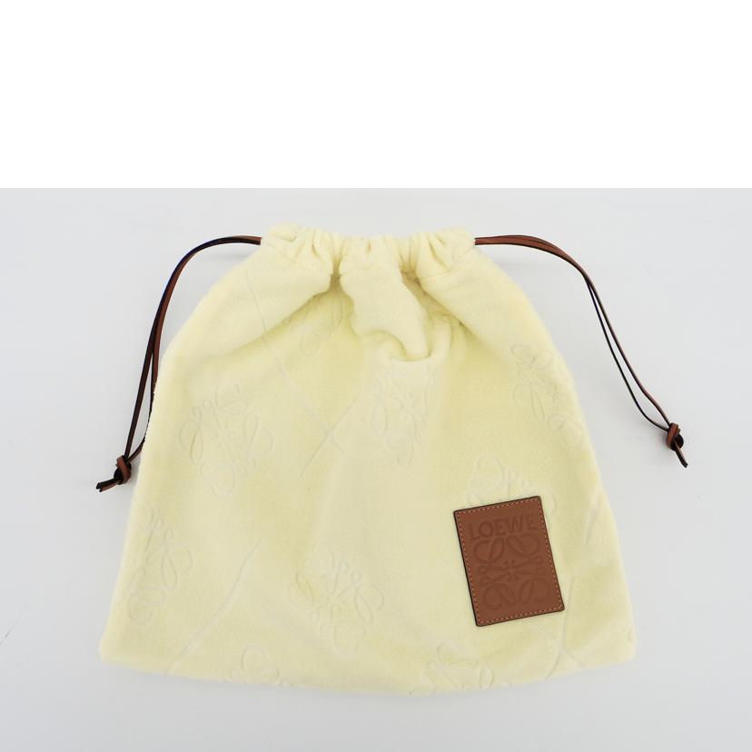 LOEWE ロエベ/ロエベ/アナグラムドローストリングポーチ//Aランク/75