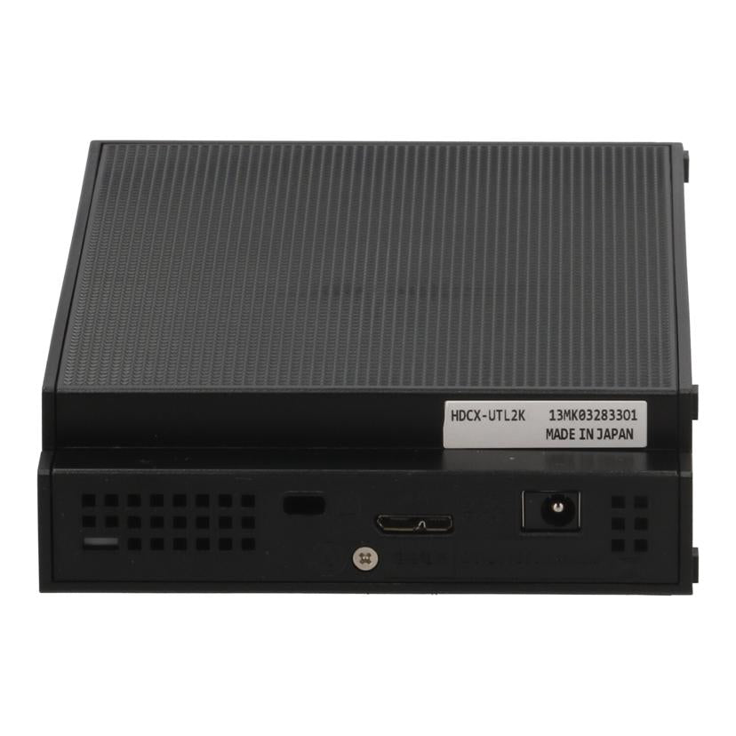 I.O DATA アイオーデータ /外付けHDD 2TB/HDCX-UTL2K//13MK03283301/Bランク/62