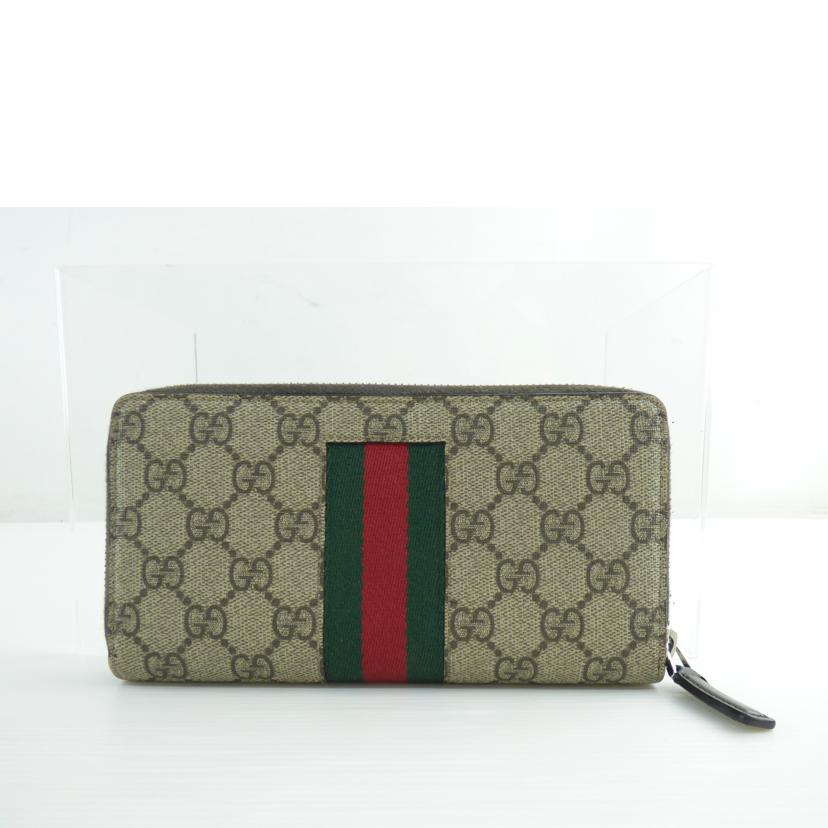 GUCCI グッチ/GG柄ラウンド長財布/408831//493***/Bランク/64