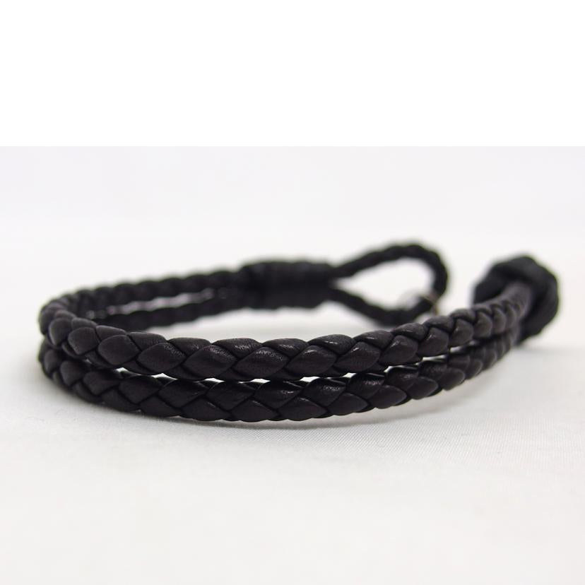 BOTTEGA VENETA ボッテガヴェネタ/イントレチャート/レザーブレスレット/ダークブラウン//Aランク/04