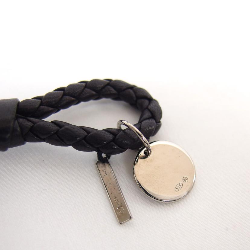 BOTTEGA VENETA ボッテガヴェネタ/イントレチャート/レザーブレスレット/ダークブラウン//Aランク/04