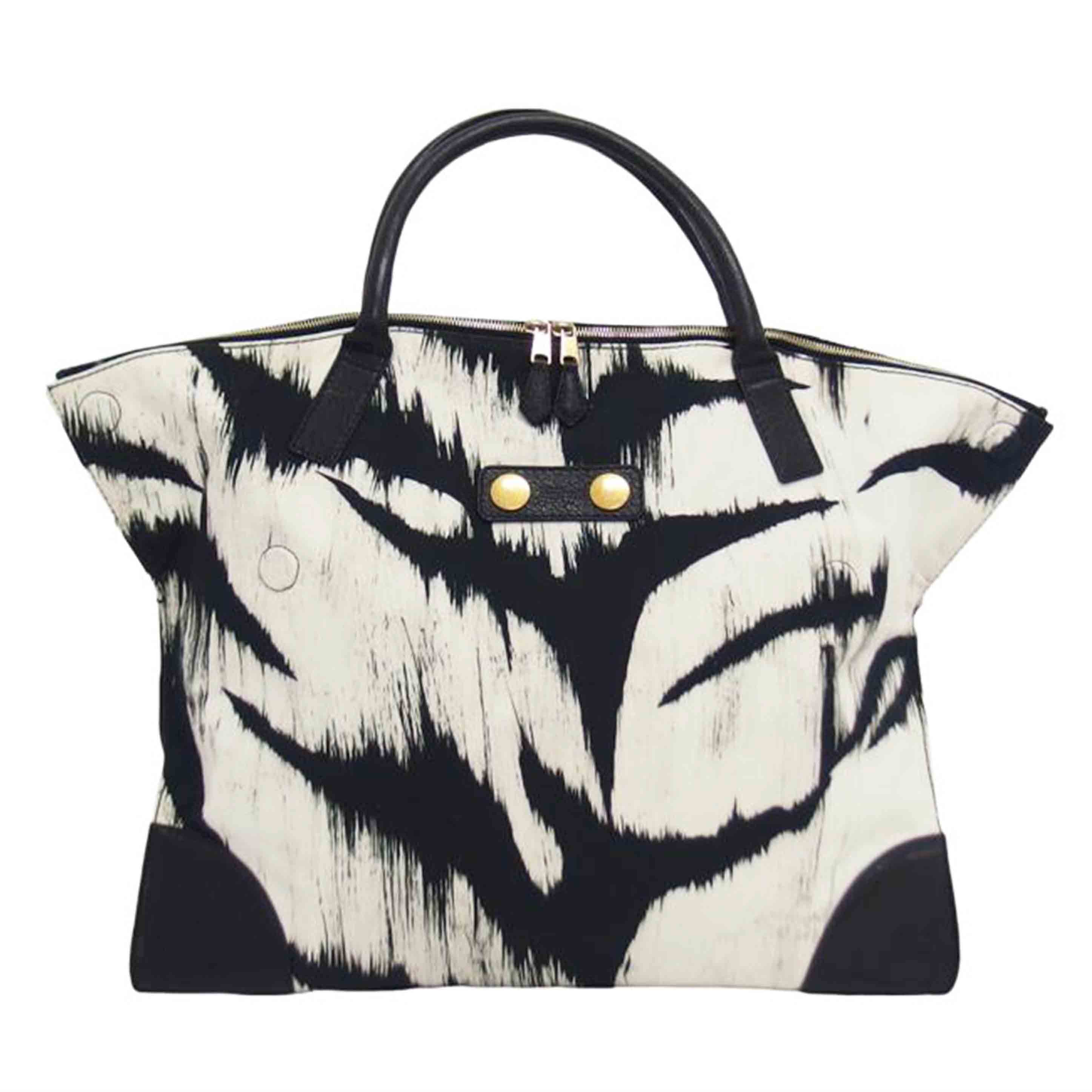 ALEXANDER McQUEEN アレキサンダーマックイーン/ゼブラ柄トートバッグ/246963//506631/ABランク/04