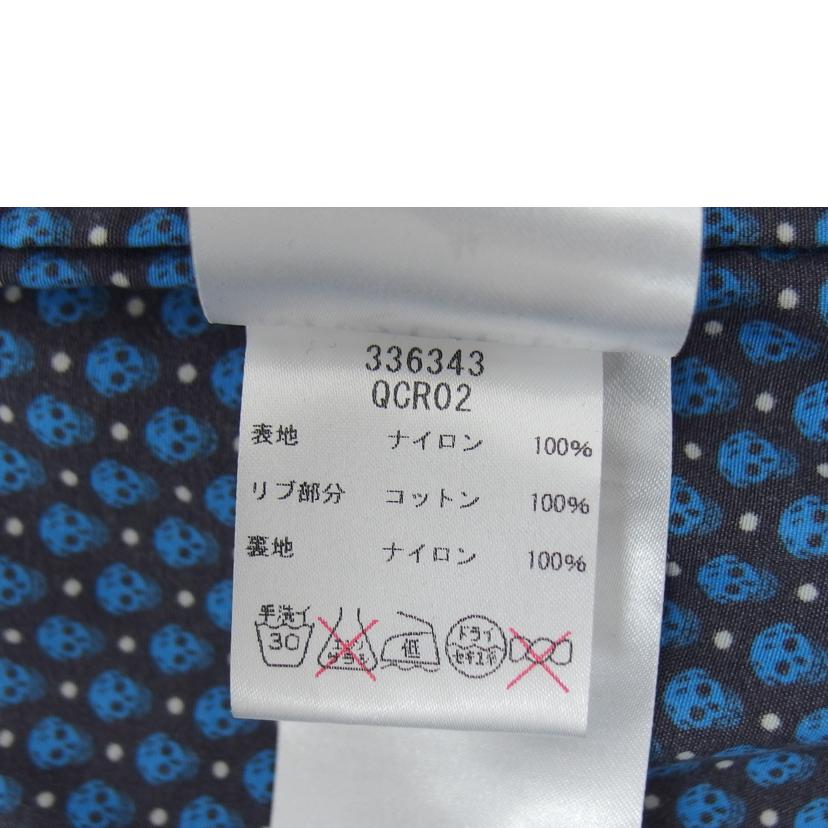 アレキサンダーマックイーン/ナイロンジャケット/スカル/ブルーブラック/336343 QCR02//ABランク/04