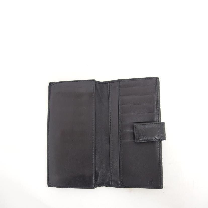 GUCCI グッチ/グッチシマ/Wホック長財布/ブラック/112715//288*/Bランク/04