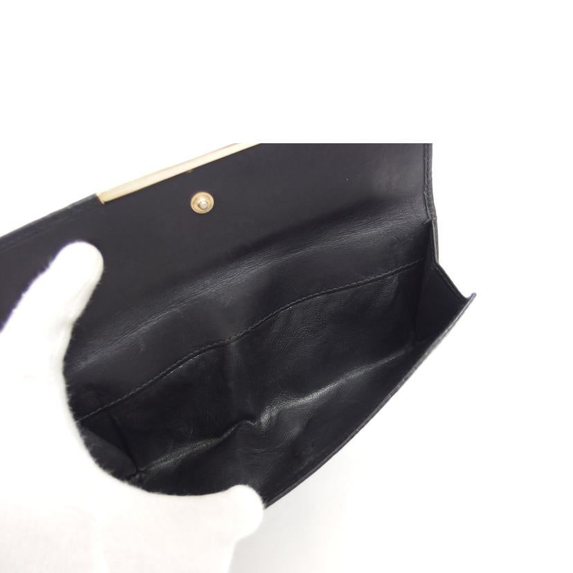 GUCCI グッチ/グッチシマ/Wホック長財布/ブラック/112715//288*/Bランク/04