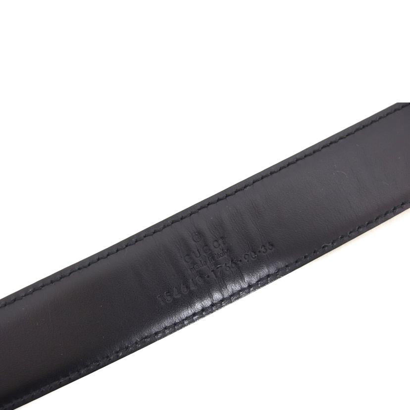 GUCCI グッチ/GG/レザーベルト/ネイビー/154649//176*******/ABランク/04