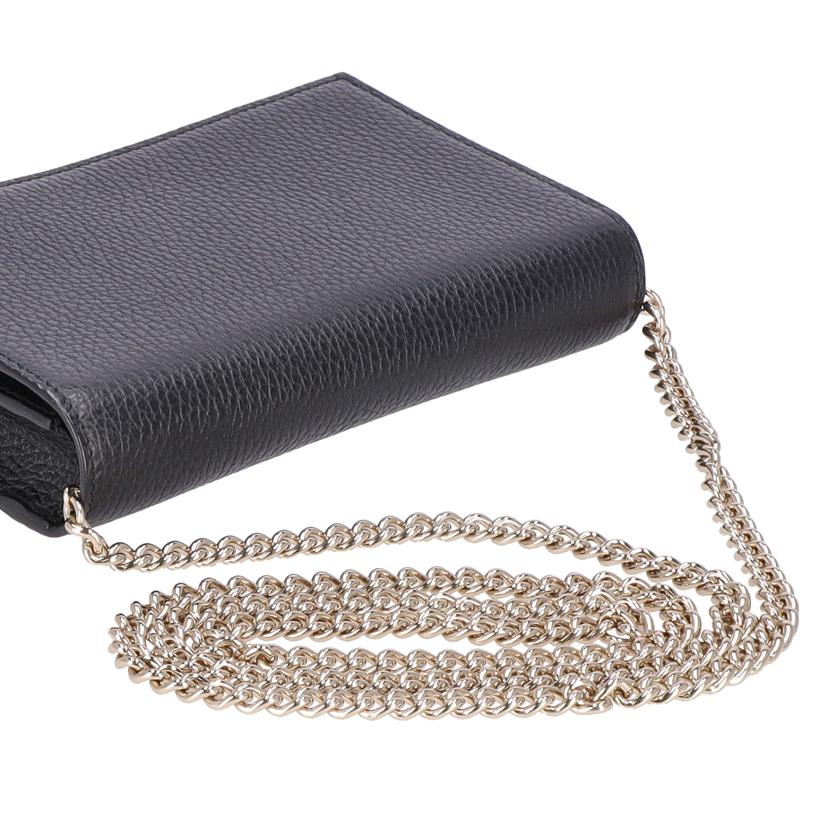 GUCCI グッチ/インターロッキングG/チェーンウォレット/466506//114*/Aランク/91