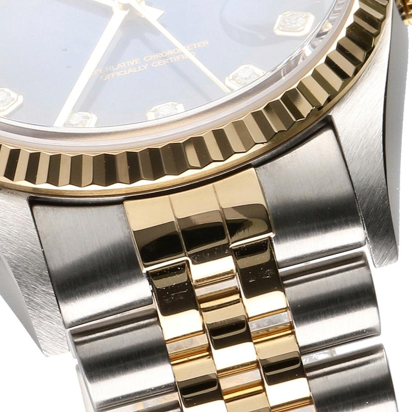 ROLEX ロレックス/デイトジャスト10Pダイヤ/ブルーグラデーション/K番/16233G//K61**********/Aランク/84