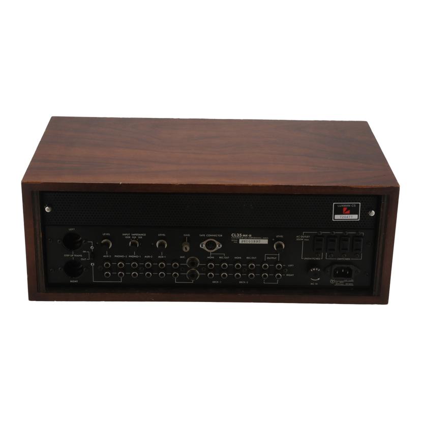 LUXMAN ラックスマン /管球式コントロールアンプ/CL-35MK-III//F6101992/Bランク/75