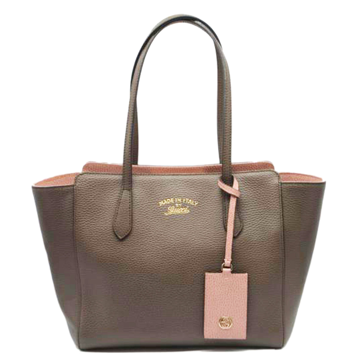 GUCCI グッチ/スウィングショッパーレザートート/ダークベージュ/354408//525***/Aランク/89