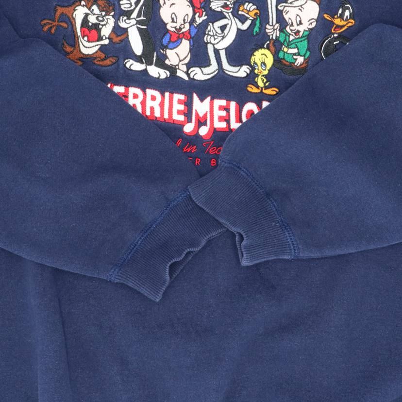 LOONY TUNES/90's / ルーニーチューンズクラシック スウェット/ 刺繍プリント/ネイビー//ABランク/65