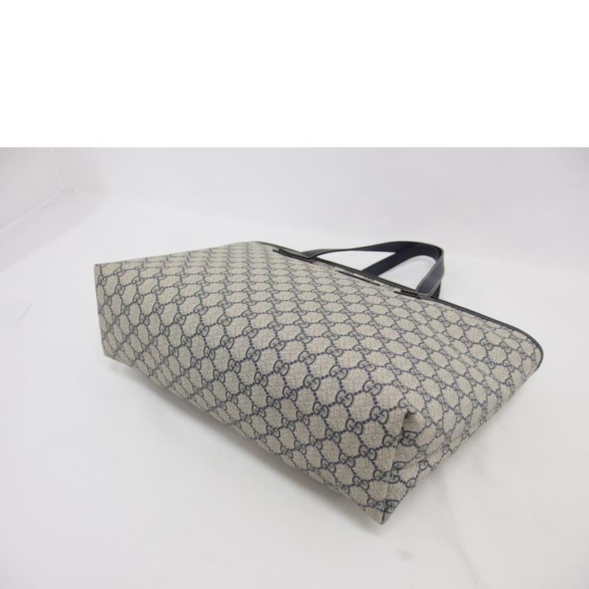 GUCCI グッチ/GGスプリーム/トートバッグ/ネイビー×ベージュ/211137//486***/Aランク/04