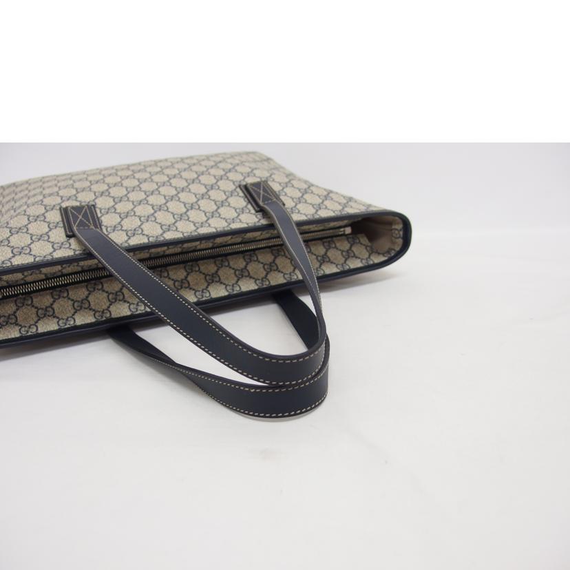 GUCCI グッチ/GGスプリーム/トートバッグ/ネイビー×ベージュ/211137//486***/Aランク/04