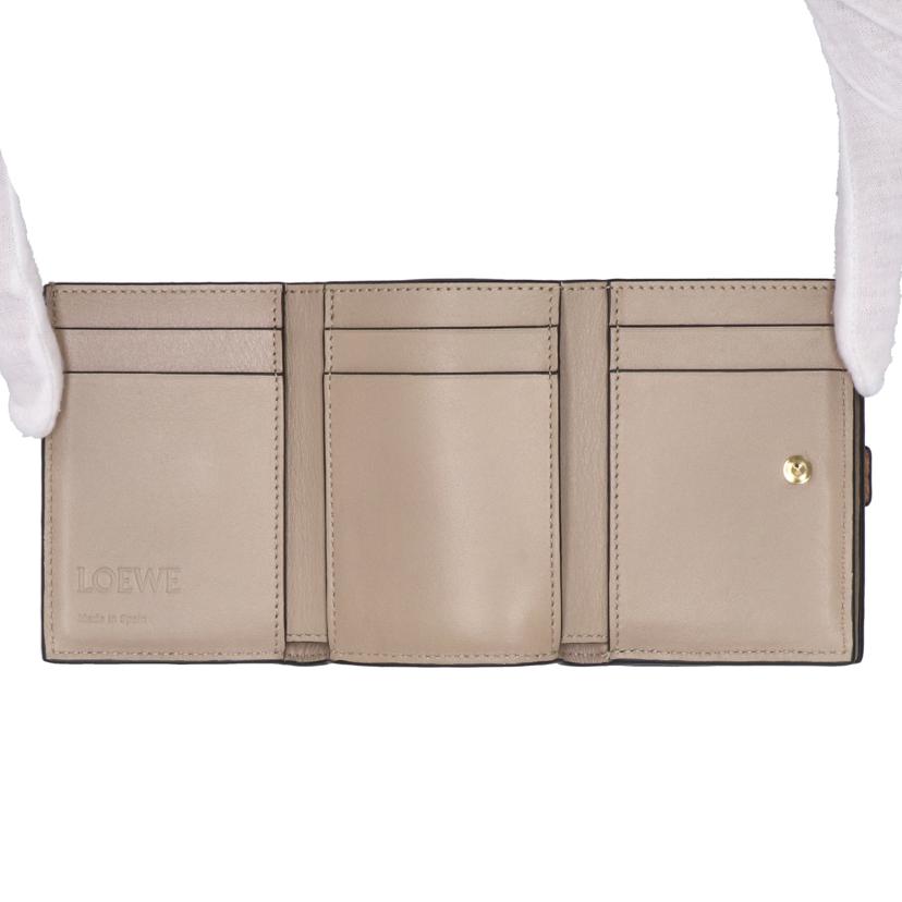 LOEWE ロエベ/トライフォールドウォレット/三つ折り財布/C660TR2X01 0606//ABランク/75