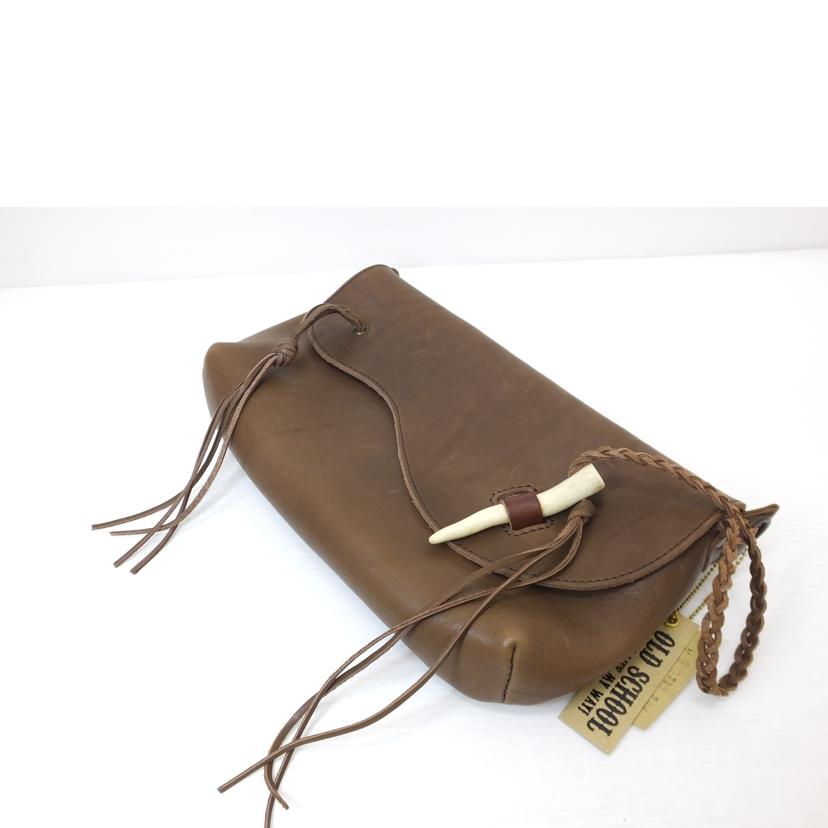 OLD SCHOOL オールドスクール/レザーショルダーバッグ//Bランク/88